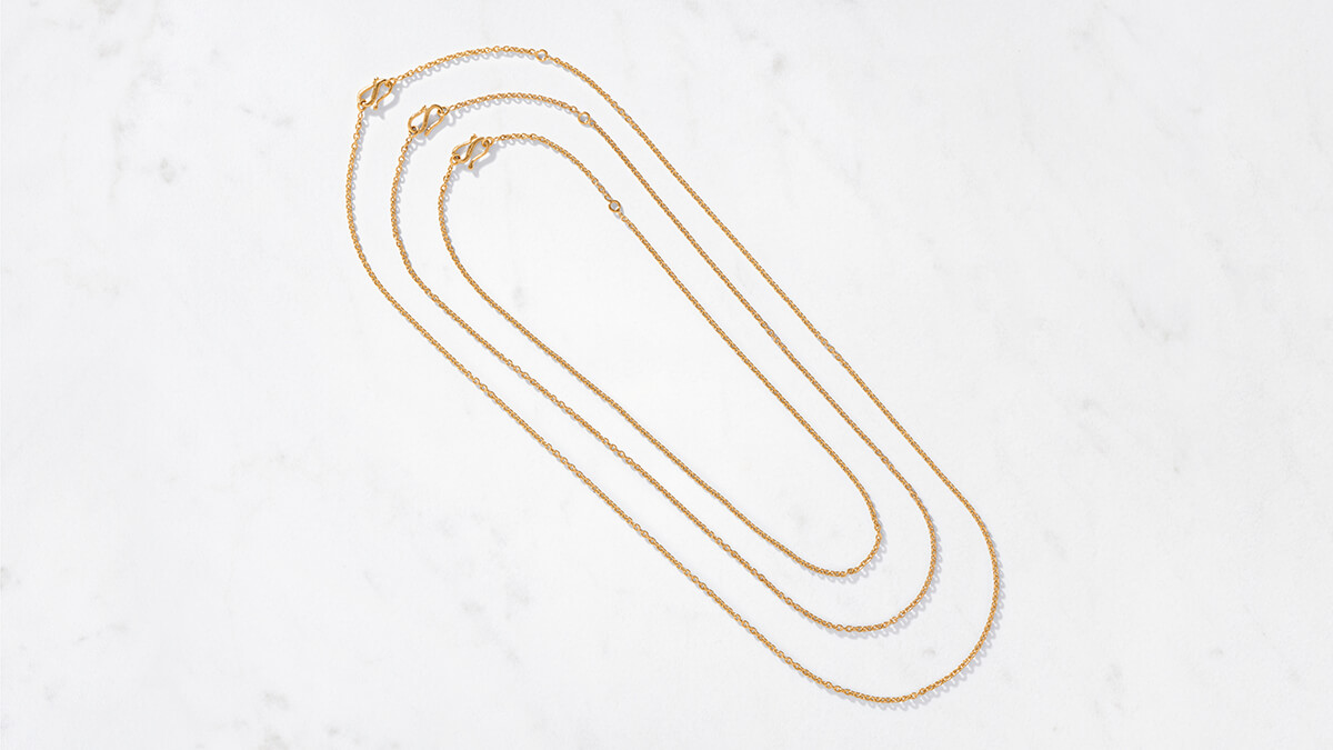 Cable Link Necklace 2 mm