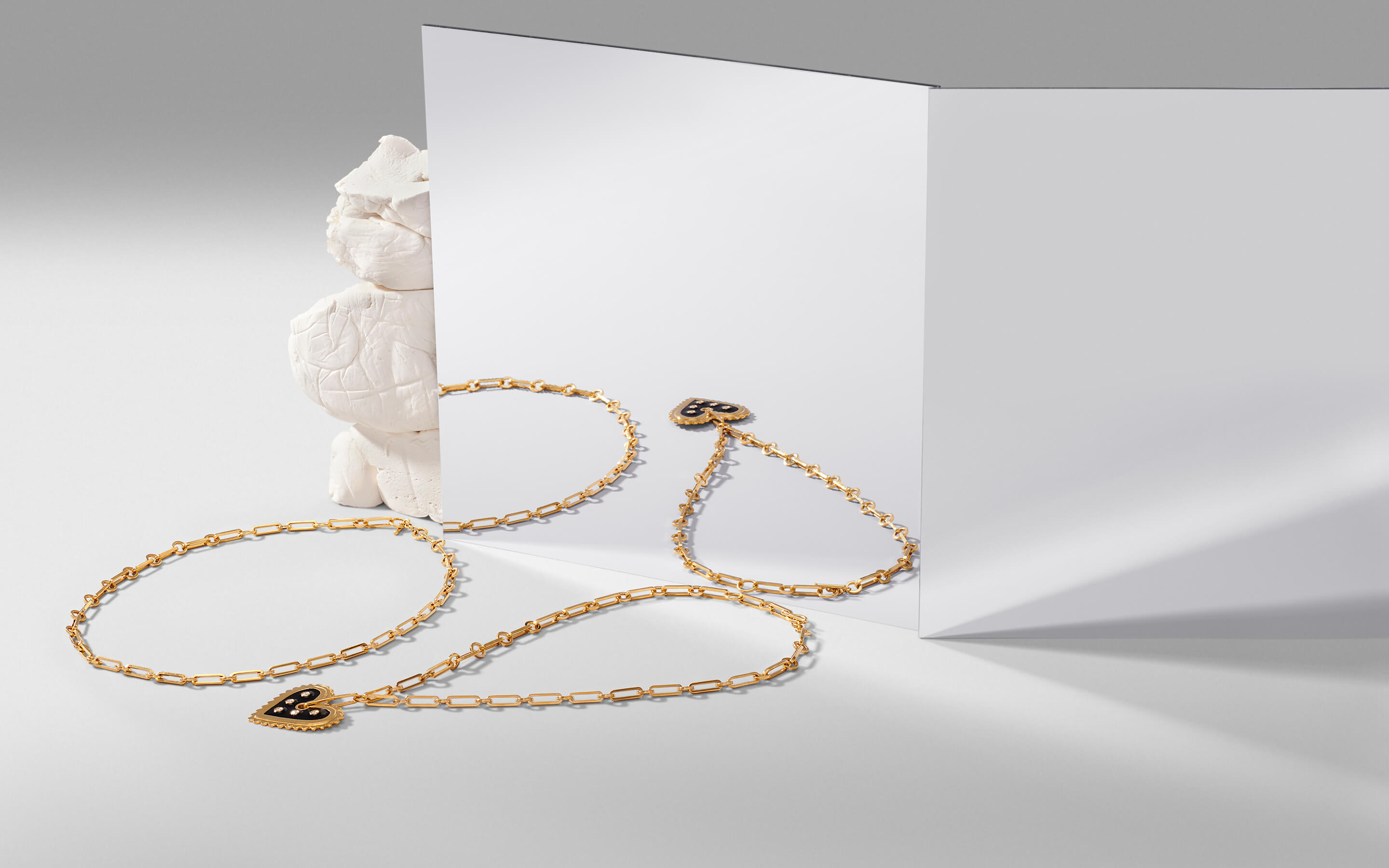 Auvere 22 and 24 karat gold jewelry from the Gold Complex campaign