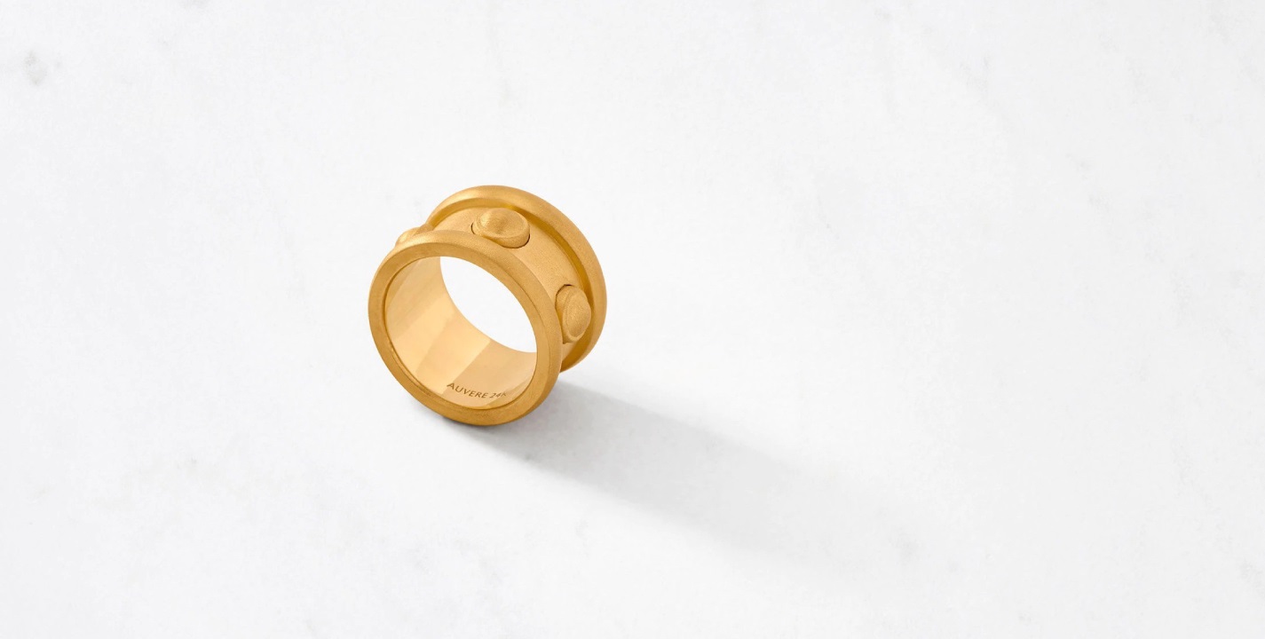 Byzantium 24K Ring Satin