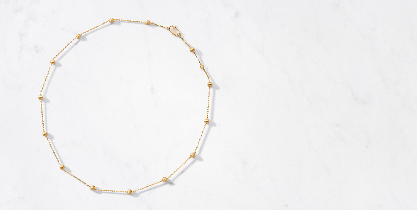 Pavo Necklace Satin