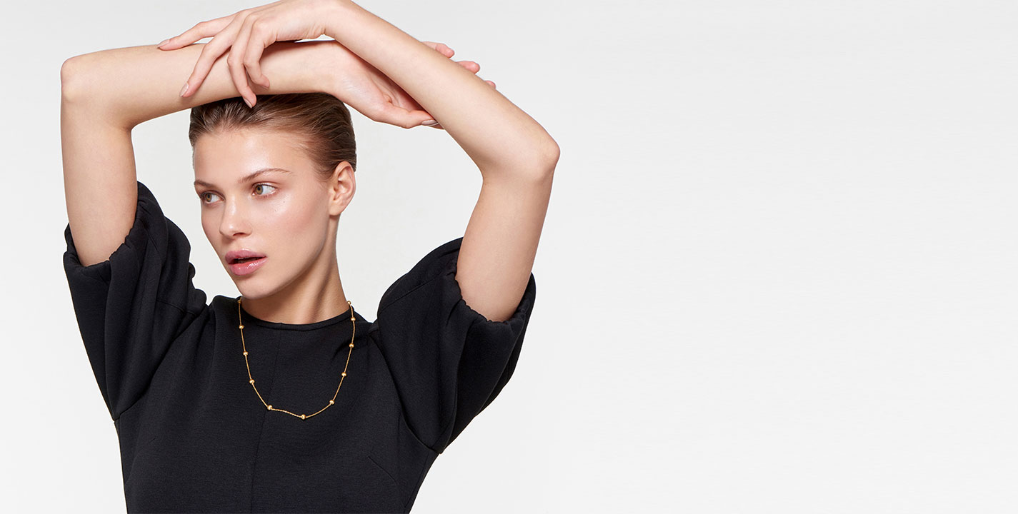 Pavo Necklace Satin