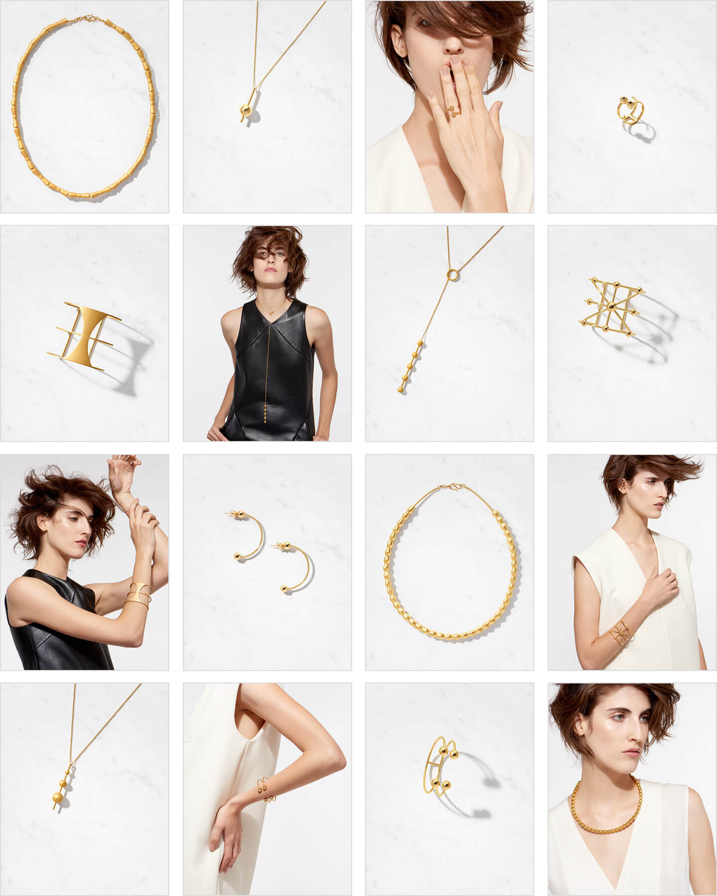 Auvere Cosmic Gold Look Book 22 and 24 karat gold jewelry