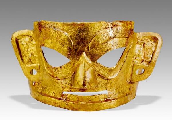 Gold Mask, Late Shang Dynasty, 1100 BCE