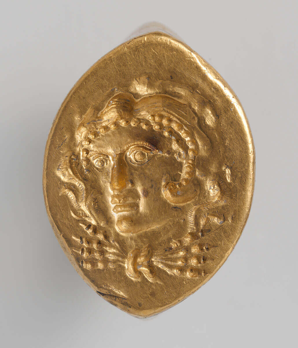 Gold Intaglio ring of Alexander the Great, late 4th-3rd Century BCE.