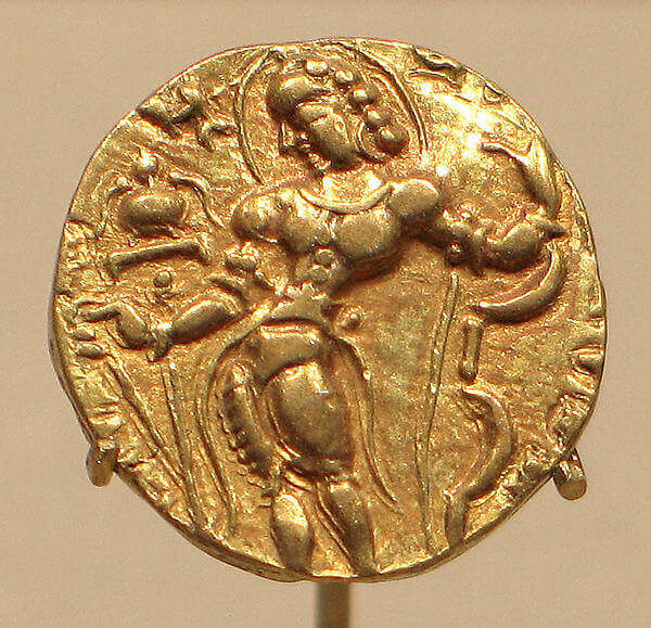 Gold Coin of King Kumaragupta, 415-455, AD