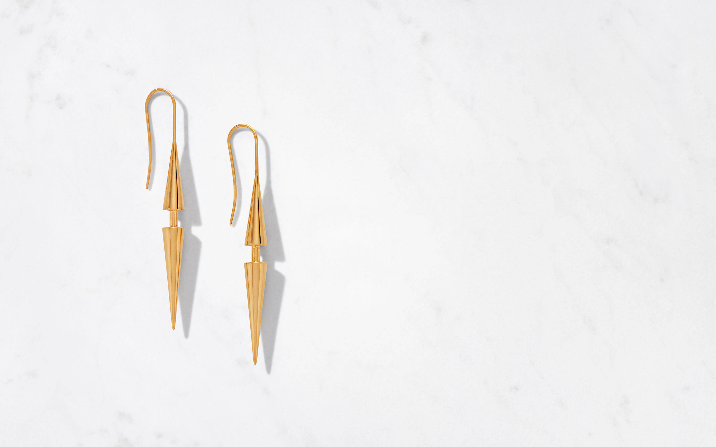 Auvere Double Cone Earring Tall